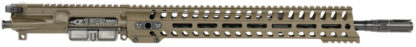 Patriot Ordnance Factory  Minuteman Complete Upper 5.56x45mm NATO 16.50" Black Nitride Barrel Aluminum Patriot Brown Receiver 14.50" M-LOK Handguard Lo Pro DI Gas Block (Mid Length)