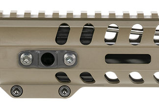 Patriot Ordnance Factory  Minuteman Complete Upper 5.56x45mm NATO 10.50" Black Nitride Barrel Aluminum Patriot Brown Receiver 9" M-LOK Handguard Lo Pro DI Gas Block (Mid Length)