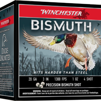 Winchester Ammo SWB2034 Bismuth  20Gauge 3" 1oz Tin Plated Bismuth 4Shot 25 Per Box/10 Case