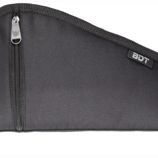 Bulldog BDT620B Deluxe Pistol Case With Pocket & Sleeve, Black Water-Resistant Outer Shell, Impact-Resistant Padding, Heat-Resistant Quilted Lining 12"L x 6"H