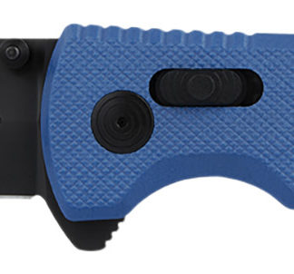 S.O.G SOG12610657 Pentagon XR LTE 3.60" Folding Spear Point TiNi Cryo CTS XHP Blade/Blue G10 Handle Includes Belt Clip