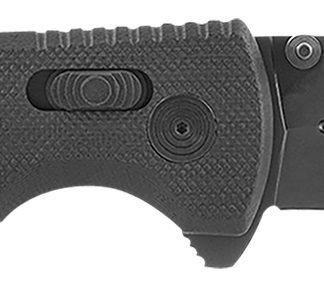 S.O.G SOG-12-63-01 Ultra XR  2.80" Folding Clip Point Plain Graphite TiNi Cryo S35NV Steel Blade/Black Textured Carbon Fiber Handle Includes Pocket Clip