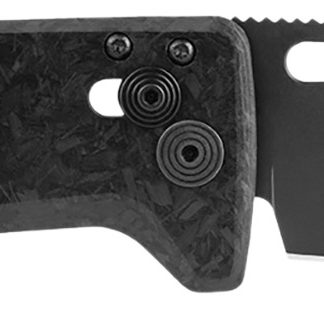 S.O.G SOG12630557 Ultra XR XHP 2.80" Folding Plain Black Satin TiCN Cryo CTS XHP Blade/ Black Carbon Fiber Handle Includes Pocket Clip