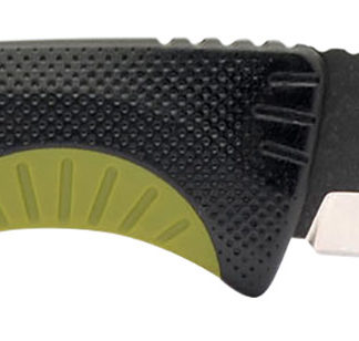S.O.G SOG17410441 Aegis FX 3.70" Fixed Drop Point Plain Stonewashed 4116 Krupp SS Blade Black w/Moss Green Accents GRN Handle, Includes Sheath