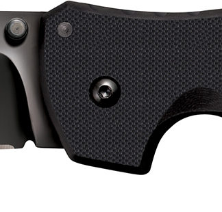 Cold Steel CS27BS Recon 1 4" Folding Spear Point Plain DLC Coated American S35VN Blade/Black G10 Handle Includes Pocket Clip