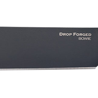 Cold Steel CS-36MK Drop Forged  9.50" Fixed Bowie Plain Black 52100 High Carbon Steel Blade/ Black & Ivory Faux Stag Handle Includes Belt Loop/Sheath