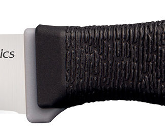 Cold Steel CS59KSPZ Kitchen Classics Paring 3" Fixed Plain Cryo 4116 SS Blade/4" Black Kray-Ex Handle