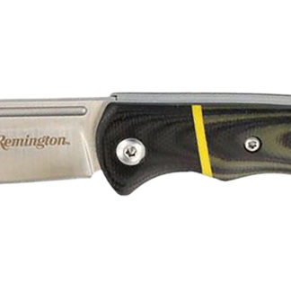 Remington Accessories 15639 Hunter Lock Back Folding Stainless Steel Blade Multi-Color G10 Handle