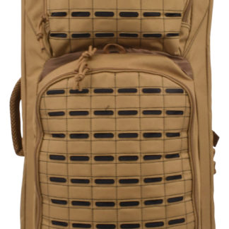 Advance Warrior Solutions FR36RBPBL/GR Frame  36" L Backpack with Side Handle, Black Polyester for Tactical Rifle, Molle Front