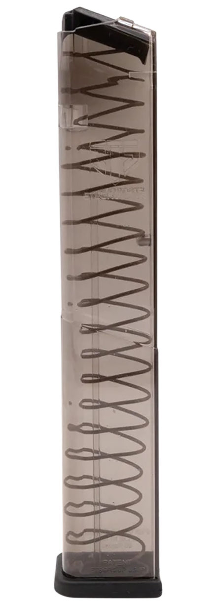 ETS Group SMKGLK2030 Pistol Mags  30rd Extended 10mm Auto Compatible w/Glock 20/29/40 Smoke Polymer