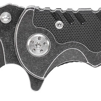 Smith & Wesson Knives SWBG10SCP Border Guard  3.50" Folding Part Serrated Stainless Steel Blade 4.80" Aluminum/G10 Handle Includes Pocket Clip