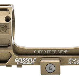 Geissele Automatics  AR15 Super Precision Scope Mount/Ring Combo Desert Dirt Color Anodized