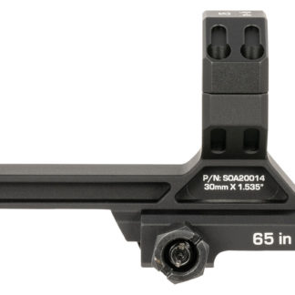 Sig Sauer Electro-Optics SOA20015 Alpha MSR Scope Mount/Ring Combo Black Anodized 34mm | 0 MOA