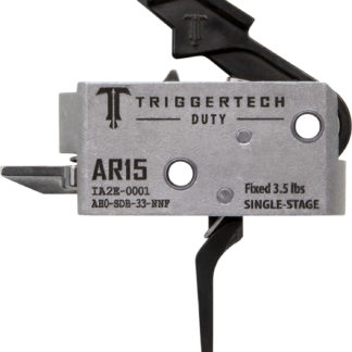 TriggerTech AH0SDB33NNF Duty  Flat Trigger Single-Stage 3.50 lbs Draw Weight Fits AR-15