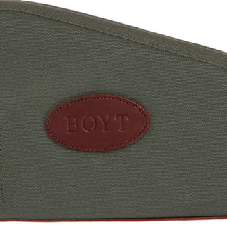 Boyt Harness PP41OD Heart-Shaped Pistol Case OD Green Canvas Holds Handgun
