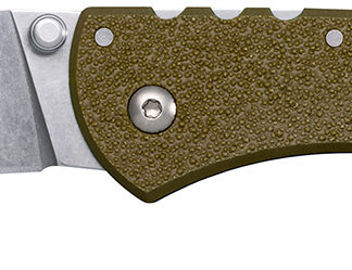Cold Steel CS20KR7 Range Boss  Folding Clip Point Plain 4034 SS Blade/5.25" OD Green Zy-Ex Handle