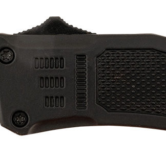 Steel River Knives MT616BT Spartan  Mini 2.75" OTF Tanto Plain Black/Silver 440C SS Blade/ 4.25" Black Aluminum Zinc Alloy Handle