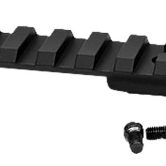 Warne V484M Vapor Picatinny Rail Black Anodized Ruger American Short Action, 0 MOA