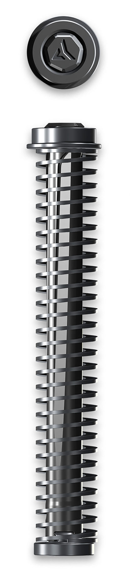 Radian Weapons AG19ROD Compressor Quick Tune Guide Rod Fits Glock 19 Gen1-5/19X/45, Includes 3 Springs (13lb/15lb/18lb)