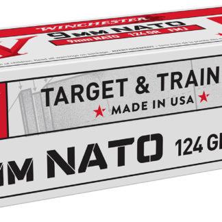 Winchester Ammo W9NATOVP   9mm 124gr Full Metal Jacket 100 Per Box/10 Case