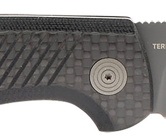 S.O.G SOGTM1006BX Terminus SJ LTE 2.90" Folding Plain Black TiNi S35VN SS Blade, Graphite Textured G10 Handle