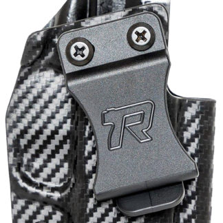 Rounded Gear SFAHELLCATPROCFRHVAR Kydex  IWB Black Kydex Fits Springfield Hellcat Pro Belt Clip Right Hand