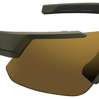 Magpul MAG104413152030 Defiant Eyewear Bronze Gold Lens OD Green Frame