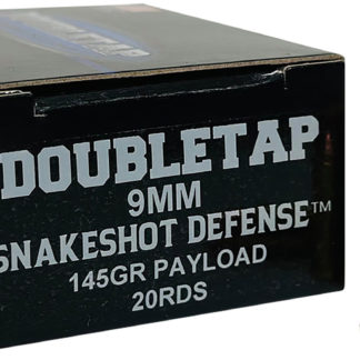DoubleTap Ammunition 9MMSS20 Snake Shot  9mm 20 Per Box/50 Case