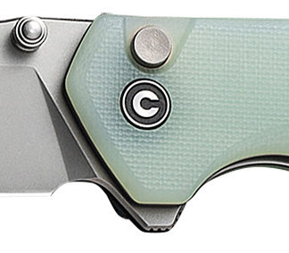 Civivi Knives C19059C-3 Brazen  3.46" Folding Plain Stonewashed D2 Steel, Blade Natural G10 Handle