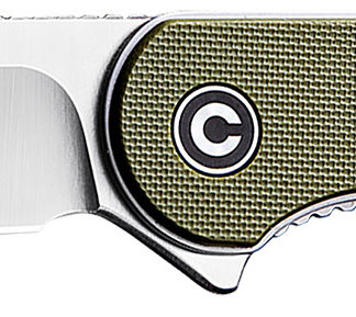 Civivi Knives C907E Elementum  2.96" Folding Plain Satin D2 Steel Blade, 4.03" Green Textured G10 Handle
