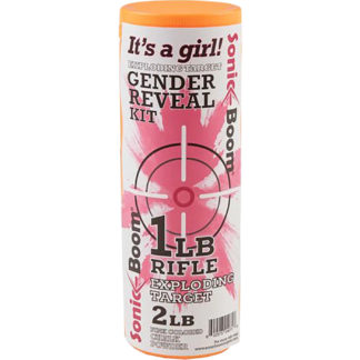 Sonic Boom/jerent SBTGRGIRL  Gender Reveal Kit Rifle Firearm 1 lb Girl