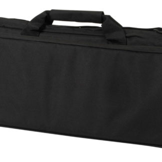 US PeaceKeeper P30042 RAT Case Water Resistant Black 600D Polyester w/ Padding Adjustable Straps Air Vents & Front Pocket w/ Triple Mag Pouch