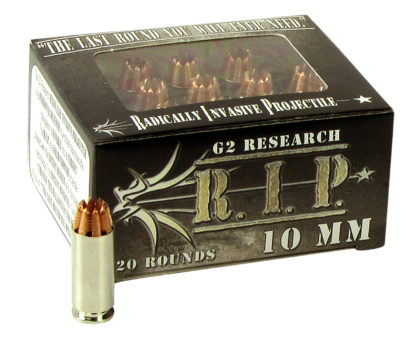G2 Research G00601 R.I.P  10mmAuto 115gr Fracturing Hollow Point 20 Per Box/25 Case