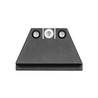 Night Fision GLK004003WGZ Suppressor Height Sights For Glock  Green Tritium White Outline Front Sight-Green Tritium Black Outline Rear Sight Glock 17/17L/19