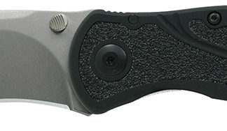 Kershaw 1670S30V Blur  3.40" Folding Drop Point w/Recurve Plain Stonewashed Powder Coated CPM S30V SS Blade Black Anodized Aluminum Handle Includes Pocket Clip