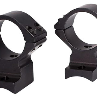 Talley 94X725 Scope Mount/Ring Combo  Extended Black Anodized 1" Tube Savage Round Receiver with AccuTrigger (110 Series/A17/A22) Medium Rings
