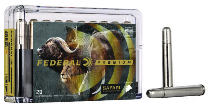 Federal P458T2 Premium Safari Cape-Shok 458WinMag 500gr Trophy Bonded Bear Claw 20 Per Box/10 Case