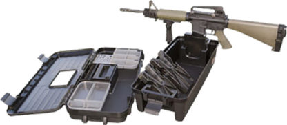 MTM Case-Gard TRB40 Tactical Range Box  Black Polymer