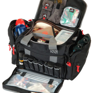 GPS Bags 2014LRB Large  Black Nylon w/ Lift Ports, Storage Pockets, Visual ID Storage System & Holds 5 Handguns or More & Ammo Includes 4 Ammo Dump Cups