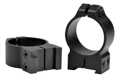 Warne 14BM Maxima  Matte Black Steel 30mm Tube Medium Vertical Split Dovetail, 0 MOA Fits CZ 550