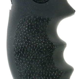 Hogue 19000 Monogrip  Black Rubber with Finger Grooves for S&W K, L Frame with Round Butt