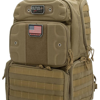 GPS Bags T1913BPT Tactical  Tan 1000D Polyester 4 Handguns
