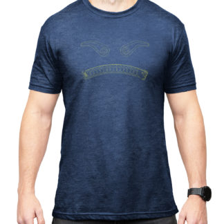Magpul MAG1268411S Magmouth  Navy Heather Cotton/Polyester Short Sleeve Small