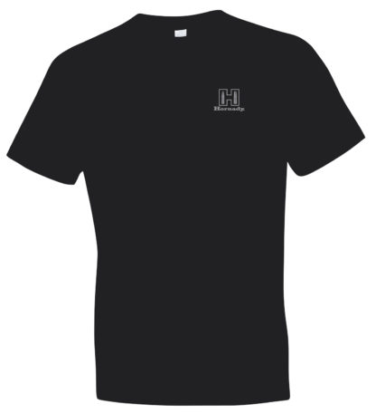 Hornady Gear 30122 Fueled By Hornady  Black Cotton, Short Sleeve Semi-Fitted Medium