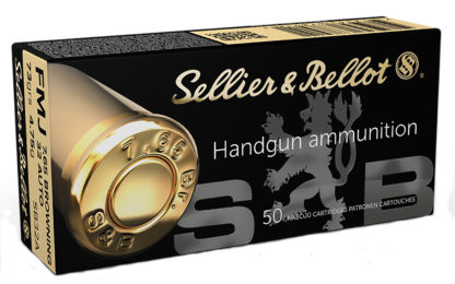 Sellier & Bellot SB32A Handgun  32ACP 73gr Full Metal Jacket 50 Per Box/40 Case