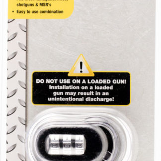 Bulldog BD8000 Trigger Lock  Open With Combination Black Metal Firearm Fit- Handgun/Rifle/Shotgun
